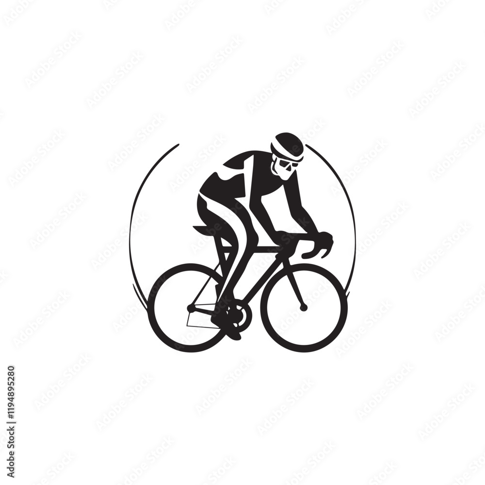 Fototapeta premium rider silhouette