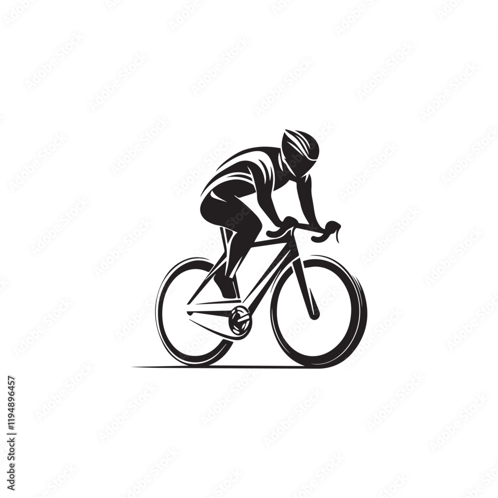 Fototapeta premium rider silhouette