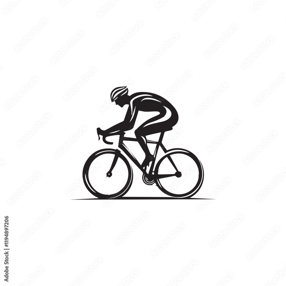 Obraz premium rider silhouette