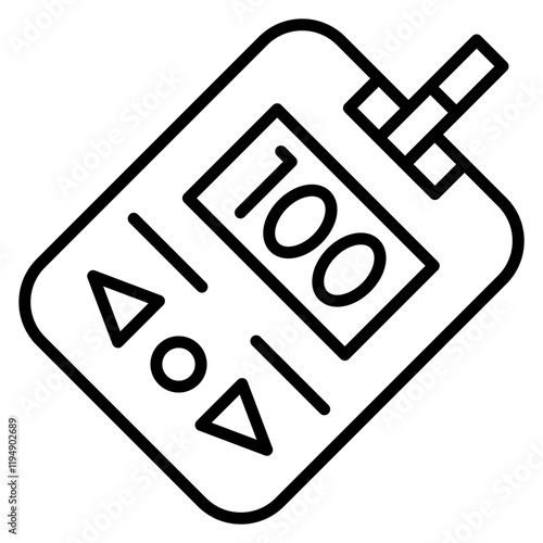 Blood Glucose Meter Icon