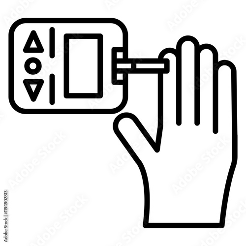 Blood Sugar Test Icon