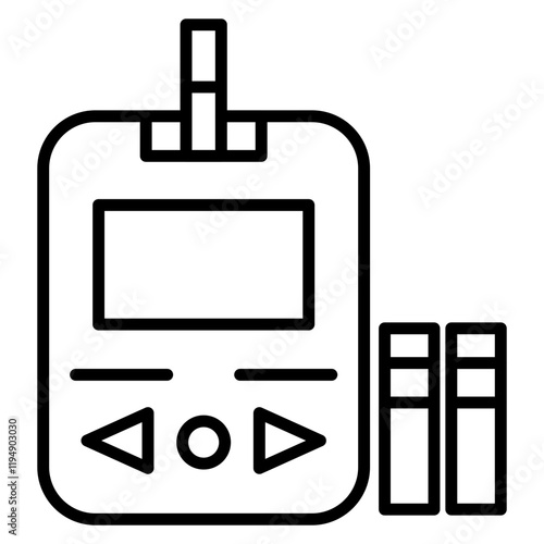 Diabetes Testing Kit Icon