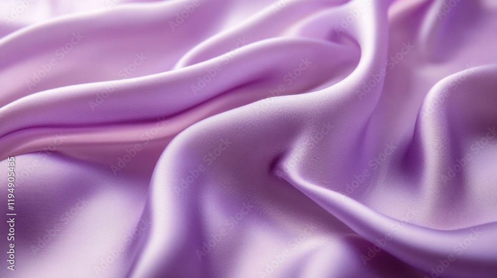 Smooth purple silk fabric folds. Smooth purple silk fabric folds.