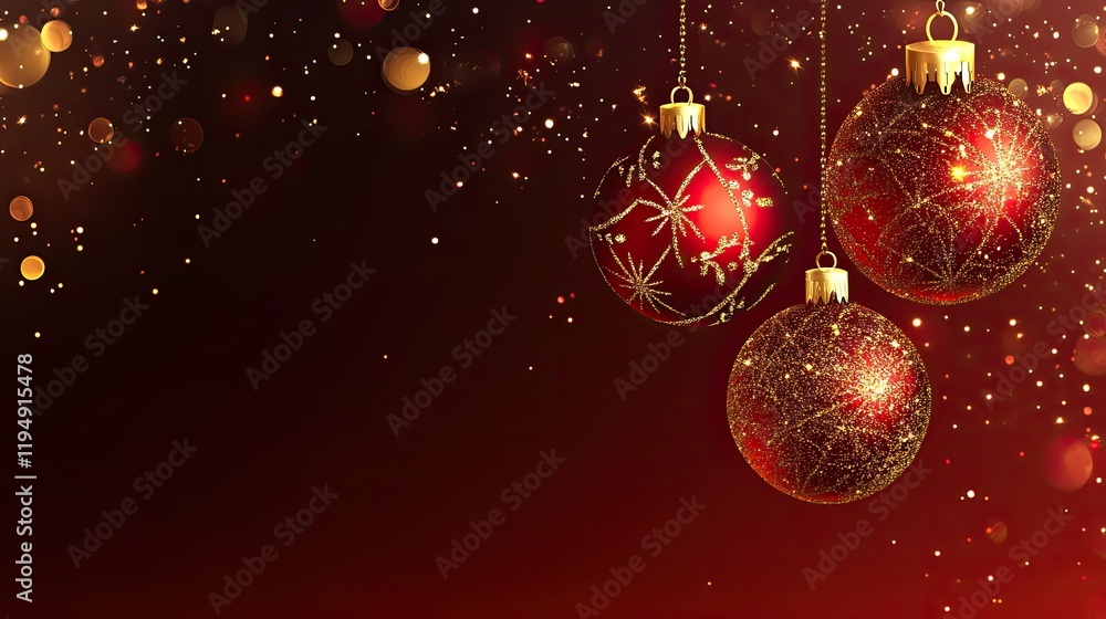 A polished red background adorned with twinkling festive lights and elegant golden accents. A polished red background adorned with twinkling festive lights and elegant golden accents.