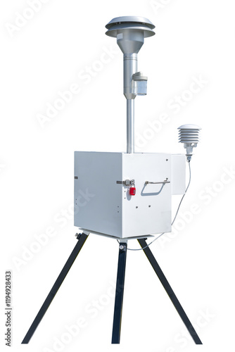 Plakat Portable Ambient Air Particulate Sampler.