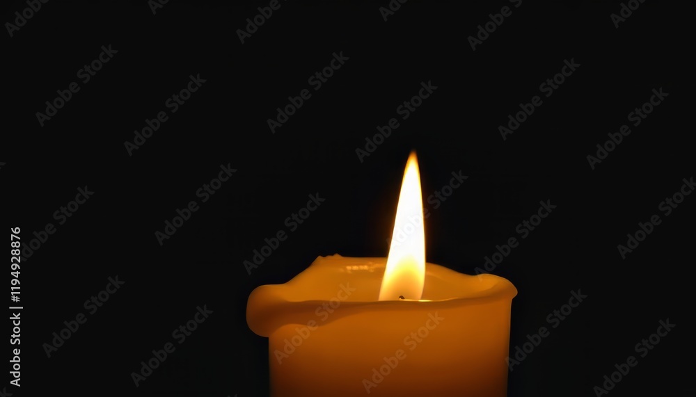 Close-up of a burning crimson candle flame. Close-up of a burning crimson candle flame.