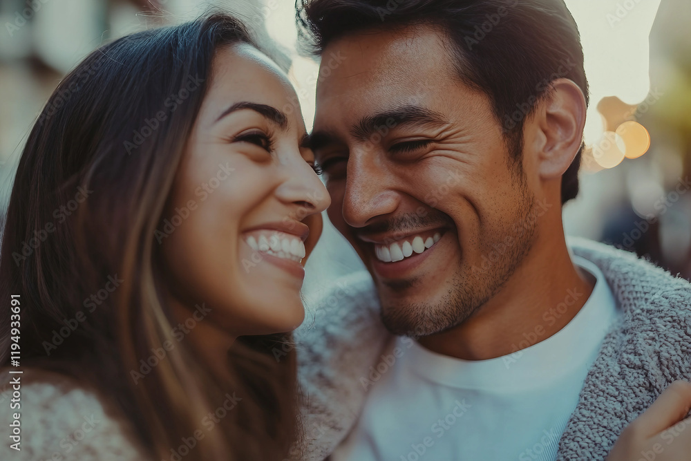 Declaration of love, couple and romantic date generative AI image Declaration of love, couple and romantic date generative AI image