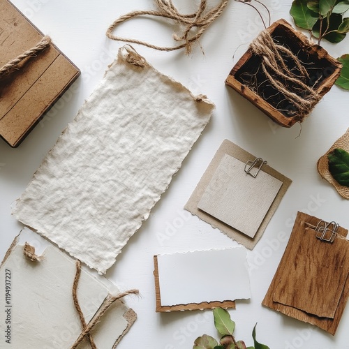 Eco-Friendly Stationery Making Workshop Urban Studio Event Promotion Creative Space Aesthetic Sustainable Design