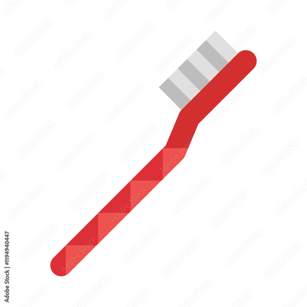 Toothbrush flat icon