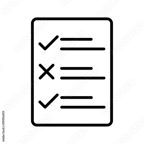 Guidline icon Flat illustration sign