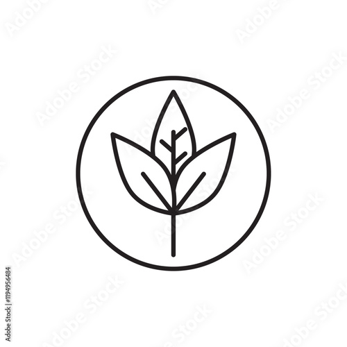High fiber food icon Flat illustration sign