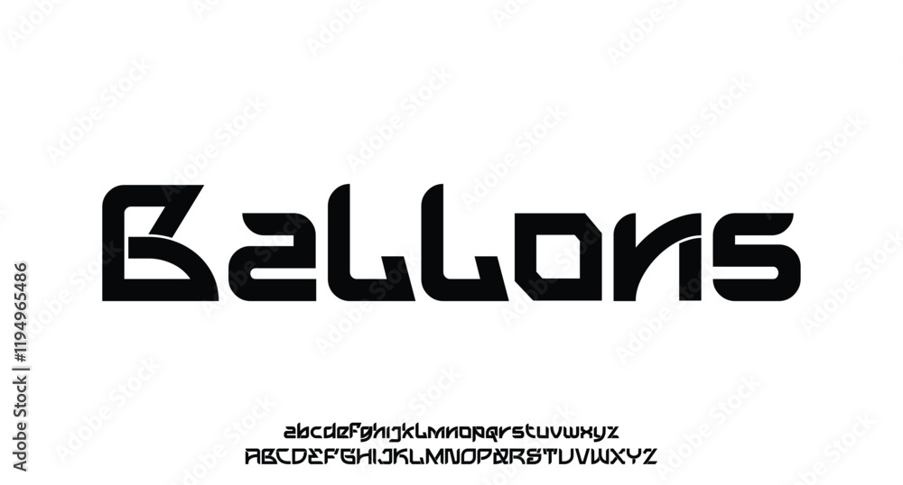 Fototapeta premium Sport Modern Italic Alphabet Font. Typography urban style fonts for technology, digital, movie logo design. vector illustration 