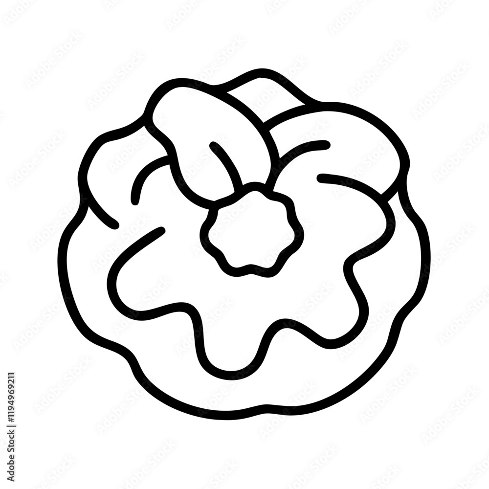 apple fritter icon, apple fritter line art - simple line art of apple fritter, perfect for apple fritter logos and icons and themed design apple fritter icon, apple fritter line art - simple line art of apple fritter, perfect for apple fritter logos and icons and themed design