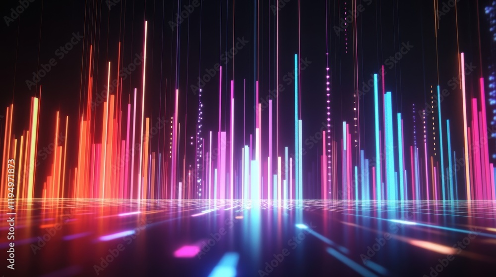 A vivid bar graph on a screen with animated transitions where each bar dynamically grows to its value illustrating an engaging way to interact with statistical information. A vivid bar graph on a screen with animated transitions where each bar dynamically grows to its value illustrating an engaging way to interact with statistical information.