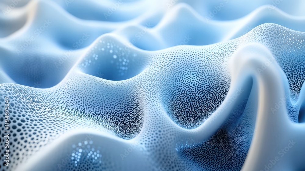 Obraz premium Abstract blue wave texture background