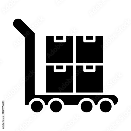 Pallet Jack glyph icon