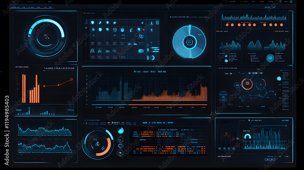Fototapeta premium audio control panel