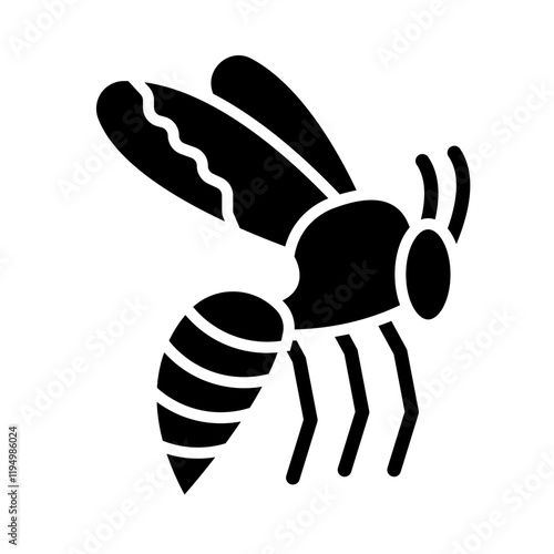 Wasp glyph icon
