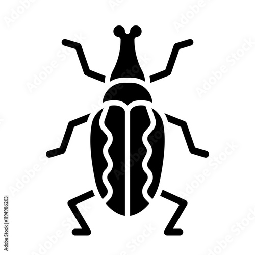 Weevil glyph icon