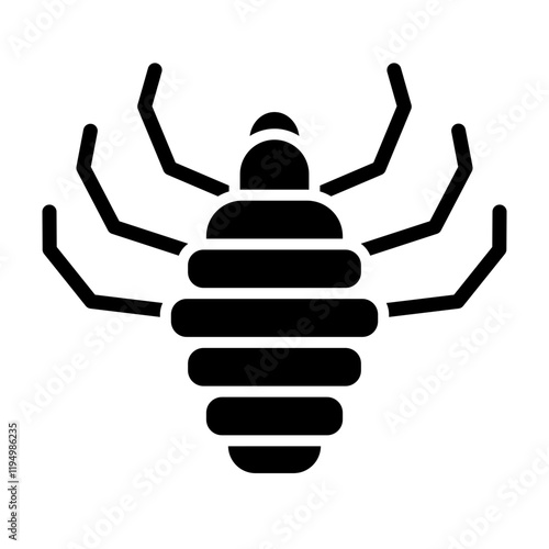 Lice glyph icon