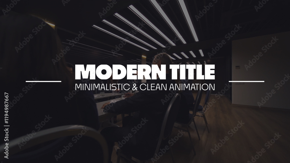 Minimal and Clean Typography for Corporate Videos Stock Template ...
