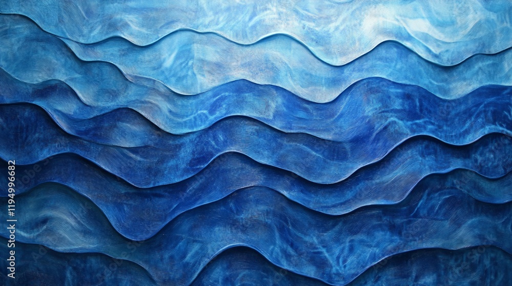 Wavy, flowing lines in varying shades of blue, mimicking a water ripple effect. Wavy, flowing lines in varying shades of blue, mimicking a water ripple effect.