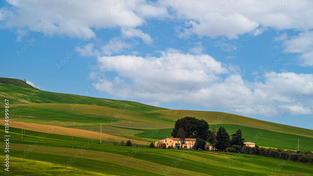 Matera province: spring countryside landscape Matera province: spring countryside landscape