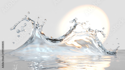 Clear water, waves, clean 04