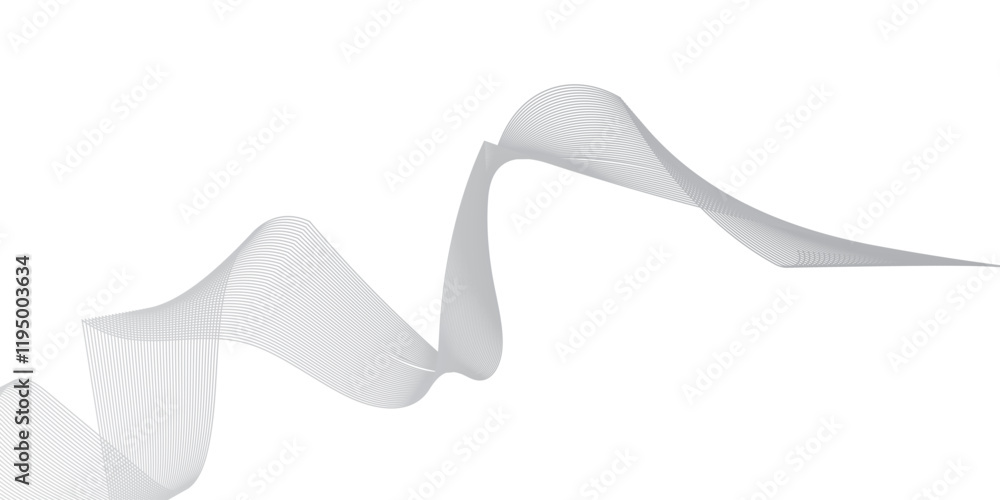 abstract Grey wave line background on white background. abstract Grey wave line background on white background.