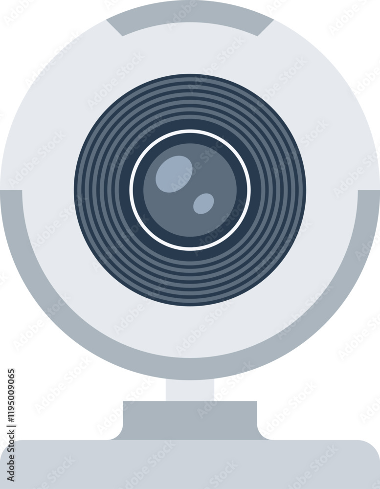 web camera flat vector web icon web camera flat vector web icon