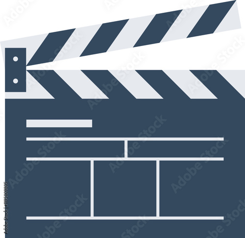 action flat vector web icon