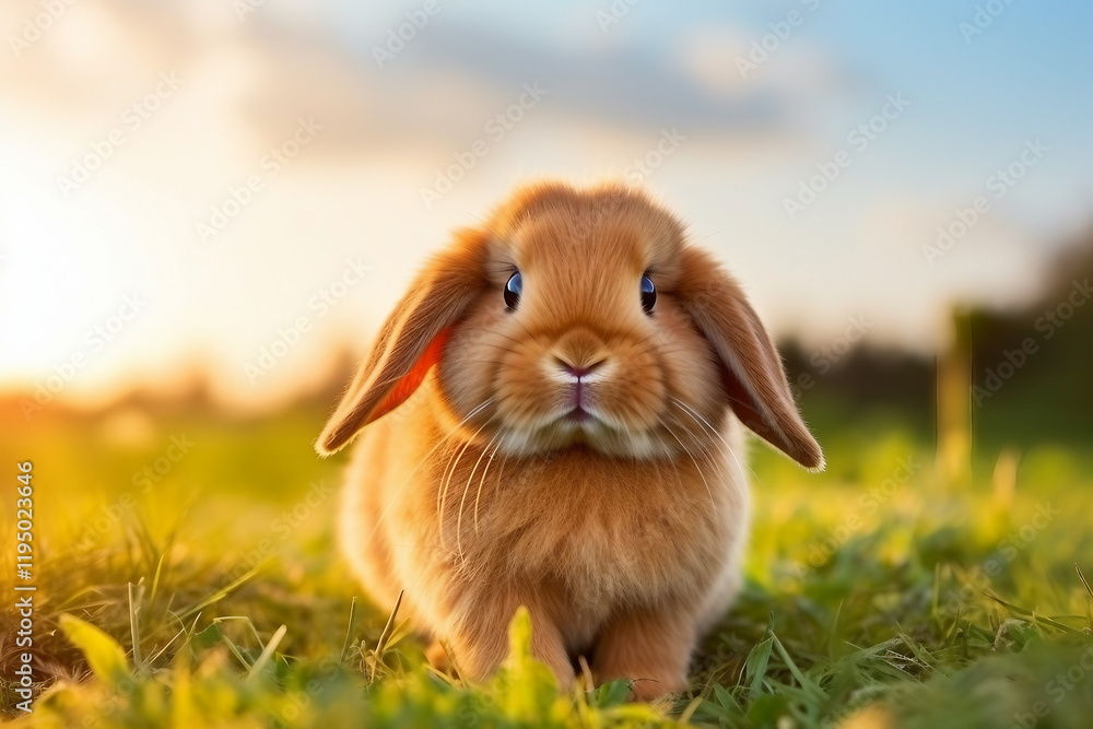 Easter symbols with eggs and flowers generative AI Easter symbols with eggs and flowers generative AI
