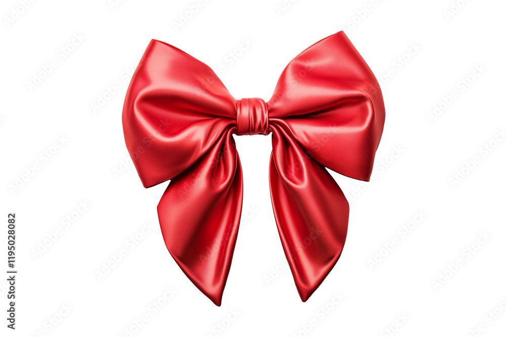 red bow isolated on white red bow isolated on white