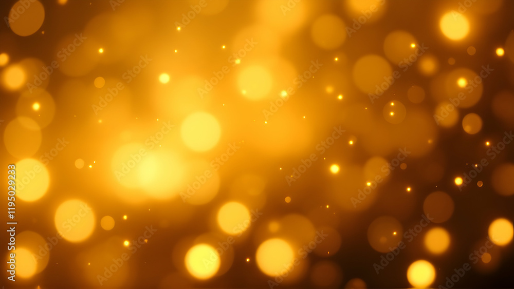 Glittering gold bokeh with soft particles, radiating warmth and elegance. Glittering gold bokeh with soft particles, radiating warmth and elegance.