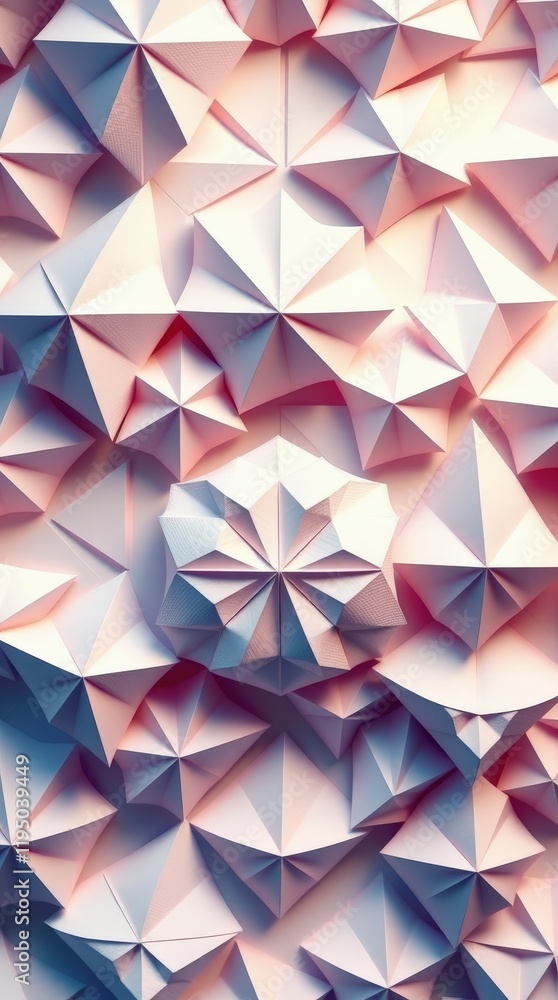 Abstract Geometric Origami Pattern Background Abstract Geometric Origami Pattern Background
