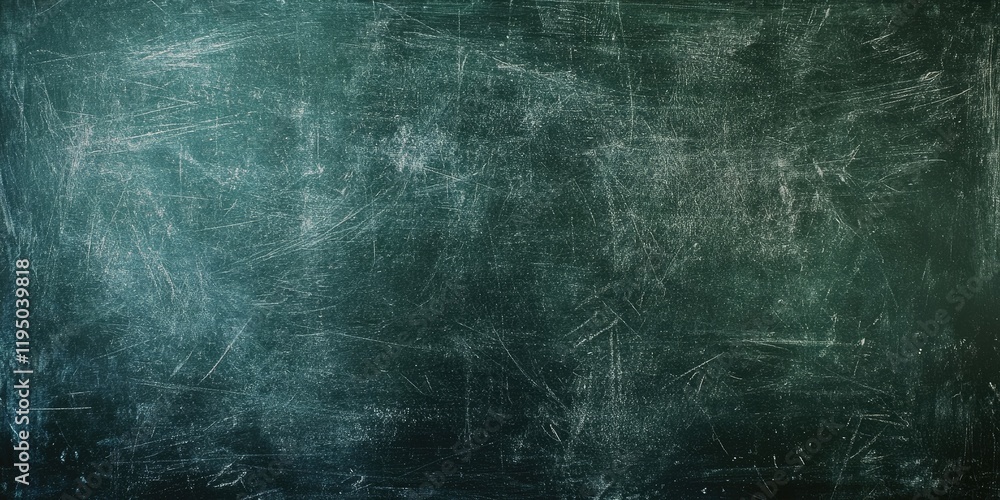 Chalkboard texture with faded green surface featuring scratches and erasure marks ideal for educational themes and graphic design backgrounds Chalkboard texture with faded green surface featuring scratches and erasure marks ideal for educational themes and graphic design backgrounds