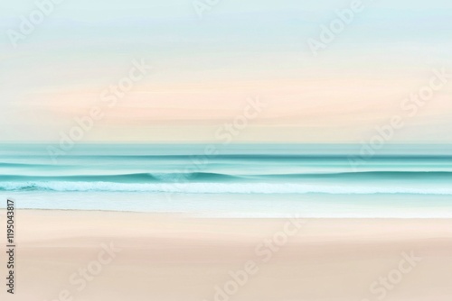 A calming gradient background with beach sand and seafoam colors.featuring smooth transitions.evoking relaxation and freshness.ideal for coastal themes and vacation content photo