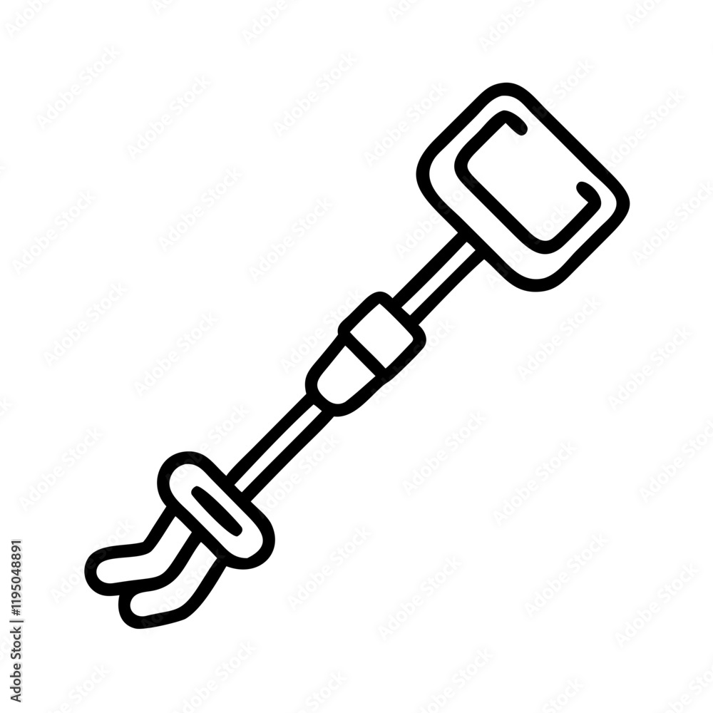 beachcomber s metal detector icon, beachcomber s metal detector line art - simple line art of beachcomber s metal detector, perfect for beachcomber s metal detector logos and icons and themed design beachcomber s metal detector icon, beachcomber s metal detector line art - simple line art of beachcomber s metal detector, perfect for beachcomber s metal detector logos and icons and themed design