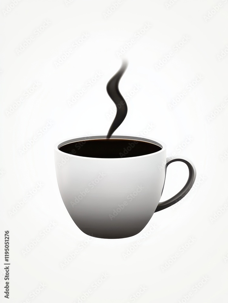 Obraz premium Savoring a steaming hot cup of coffee in a cozy atmosphere creates a perfect oasis for relaxation and warmth, whether in the morning or afternoon