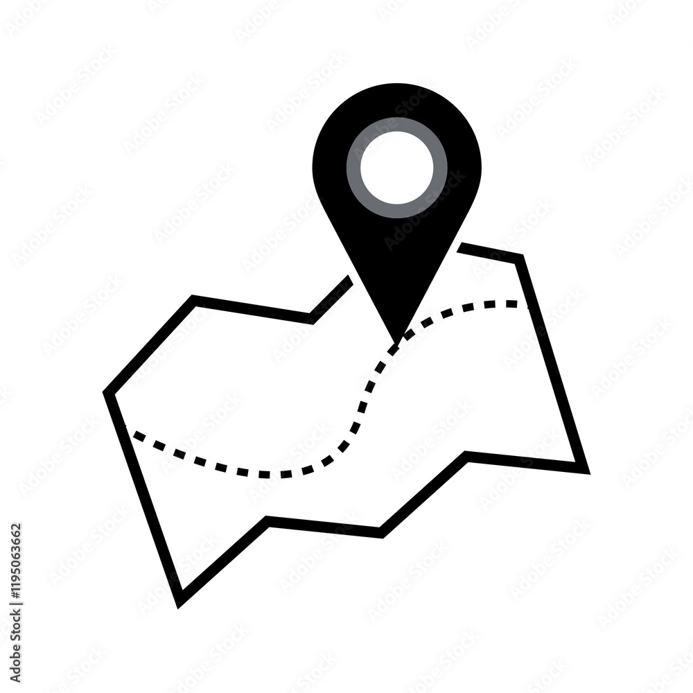 Map pointer icon, GPS location symbol, Maps pin, Location map sign on transparent background Map pointer icon, GPS location symbol, Maps pin, Location map sign on transparent background