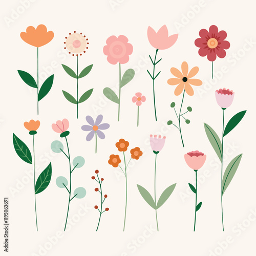 background with tulips
