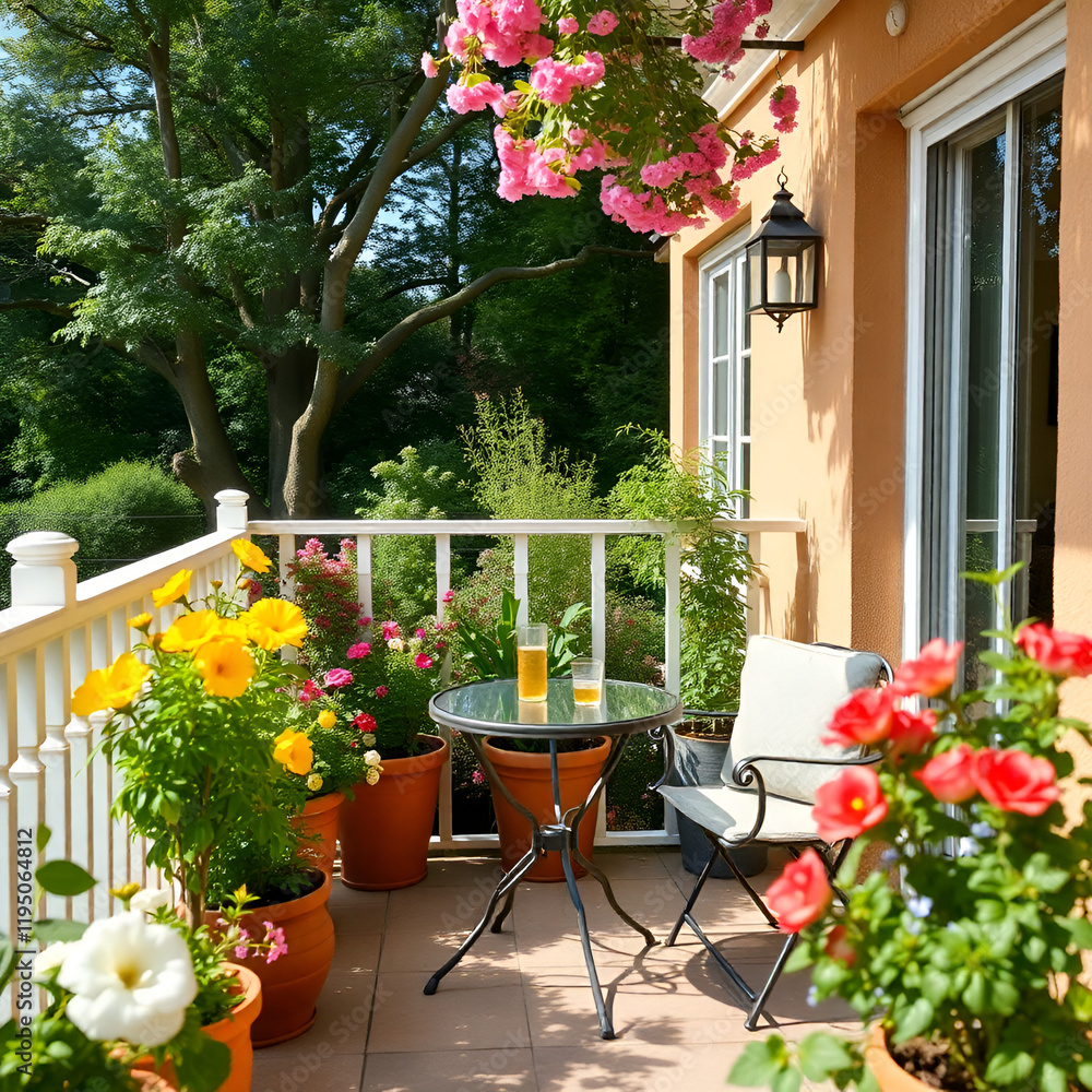 Obraz premium garden with flowers