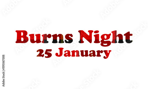 Burns night, robert burns day, 25 january
