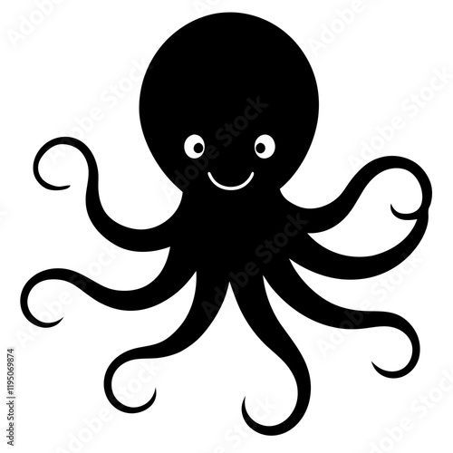 Octopus silhouette