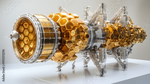 a model of a space station