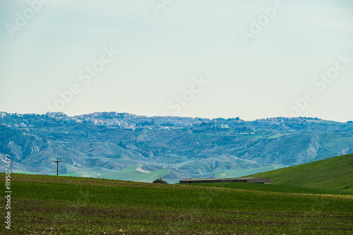 Matera province: spring countryside landscape  photo