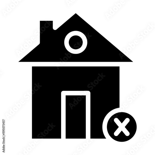 Homelessness Vector Line Icon Design