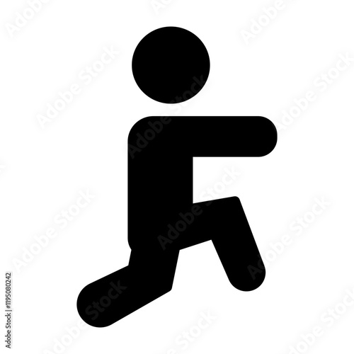 Warm Up Vector Line Icon Design