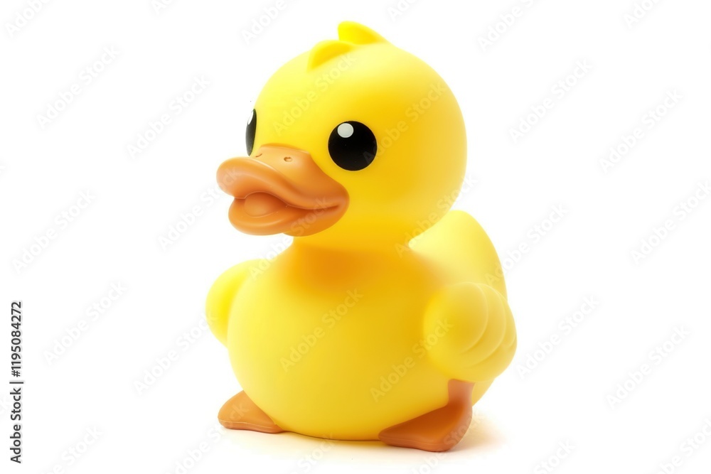 yellow rubber duck on white background yellow rubber duck on white background