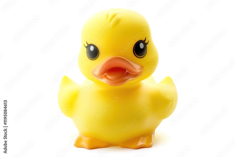 yellow rubber duck on white background yellow rubber duck on white background